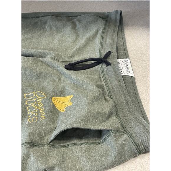 NCAA Oregon Ducks Women's Sz Large '47 Forward Stride Green Capri Pants College - Picture 9 of 14